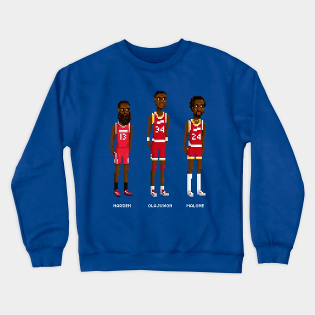 RetroRockets Crewneck Sweatshirt by PixelFaces